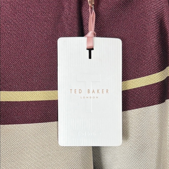 NWT Ted Baker Majida London Blue and Black A-Line Skirt 6 - Picture 7 of 12